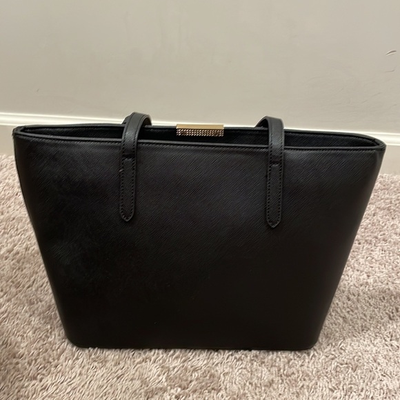 ALDO Black Shoulder Bag w/ Gold Hardware - Picture 3 of 6